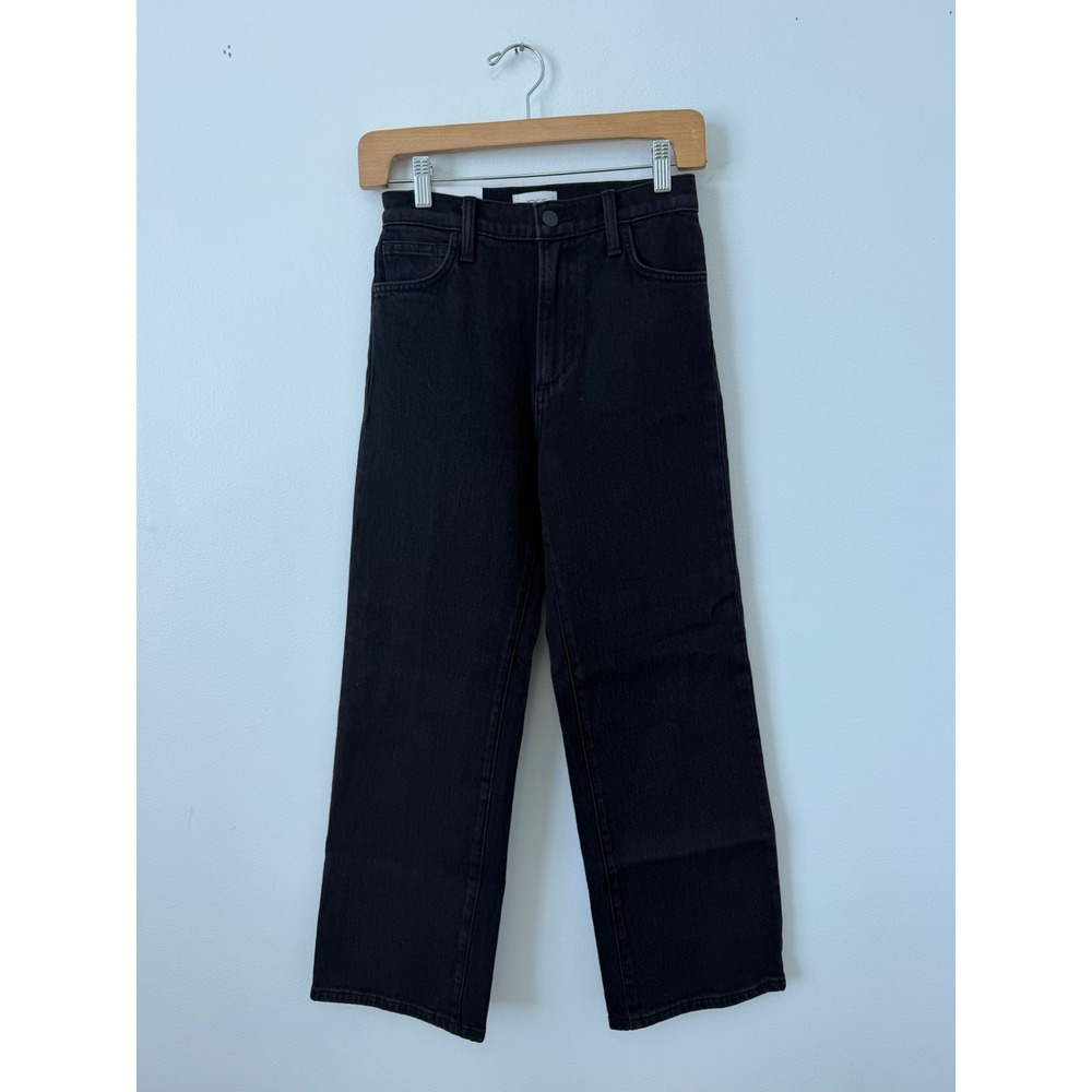 Joe's Jeans The Blake High Rise Wide Leg Crop (Black Wash) Women's Size 23 NWT - Picture 2 of 5